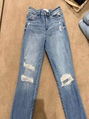 Flying Monkey high-rise cropped straight jeans